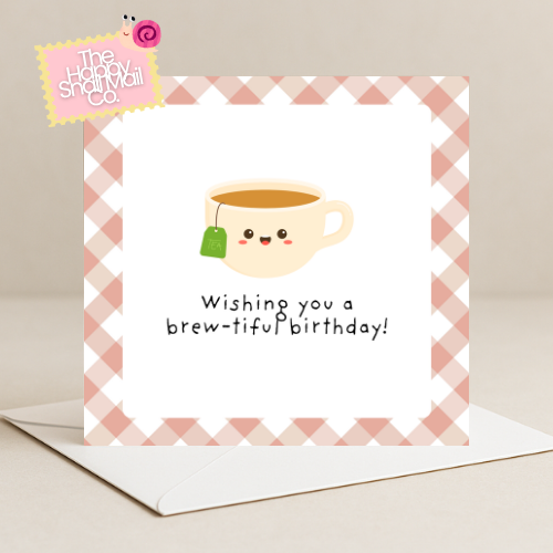 Brew-tiful Birthday Card