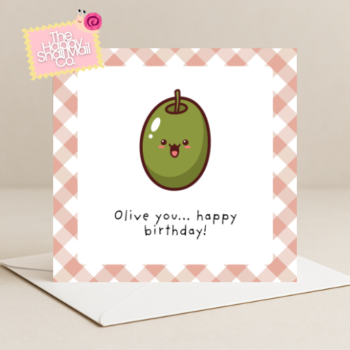 Olive You Card