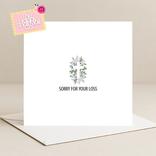 Cross Sorry For Your Loss Card