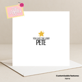 Star You Got The Job Card (Customisable)