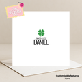 4 Leaf Clover Good Luck Card (Customisable)