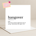 Dictionary Hangover Card 2