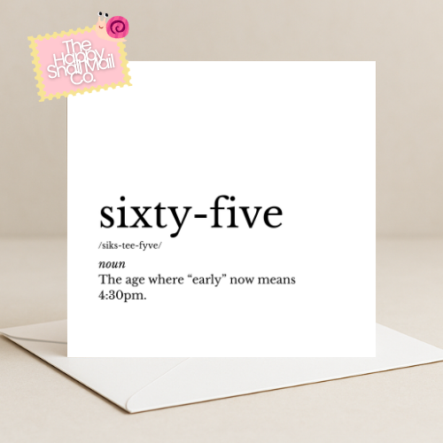 Dictionary Sixty-Five Card