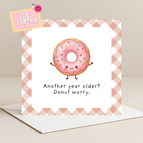 Donut Worry Card