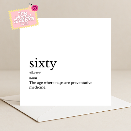 Dictionary Sixty Card