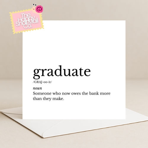 Dictionary Graduate Card