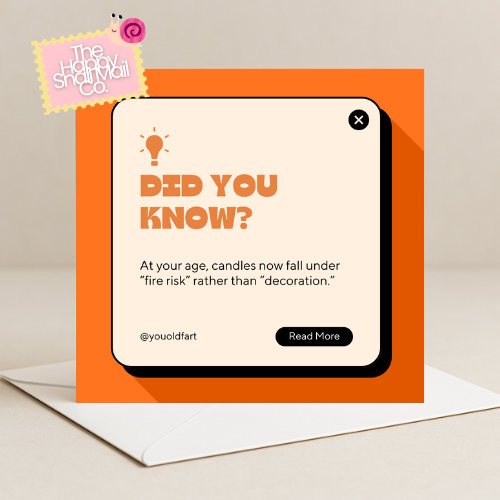 Did You Know Orange Card