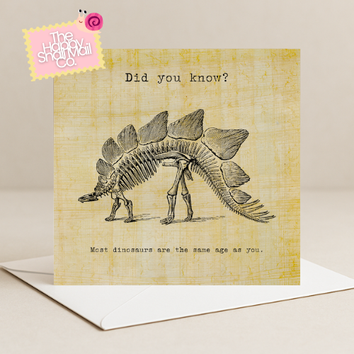 Did You Know Dino Card