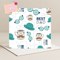 Best Dad Squiggle (Father's Day Card)