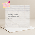 Notebook Card