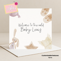 Welcome To The World Card (Customisable)