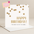 Stars Birthday Card