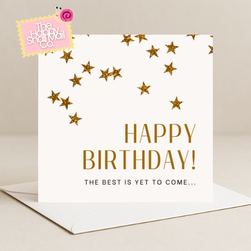 Stars Birthday Card