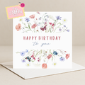 Flowers Birthday Card