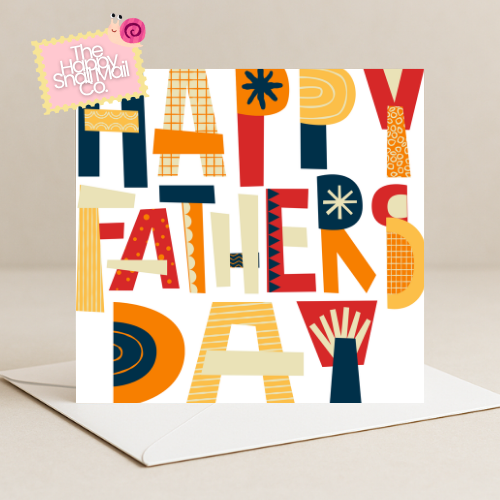 Shape Letters (Father's Day Card)
