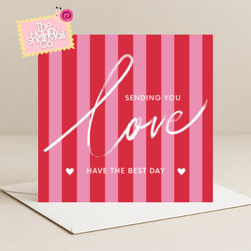 Sending Love Birthday Card