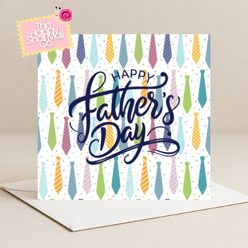 Colourful Ties (Father's Day Card)