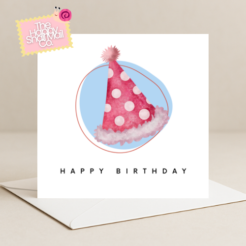 Party Hat Birthday Card
