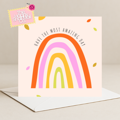 Rainbow Birthday Card
