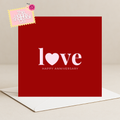 Happy Anniversary LOVE Card