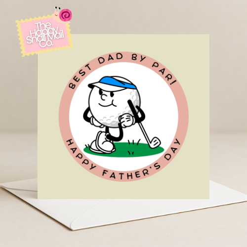 Golf Ball Dad (Father's Day Card)