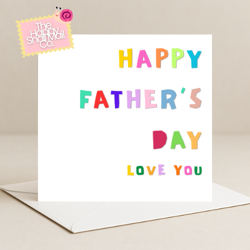 Letter Cutouts (Father's Day Card)