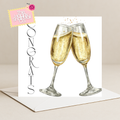 Congrats Champagne Card