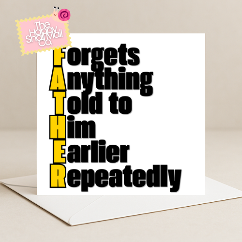 FATHER (Father's Day Card)