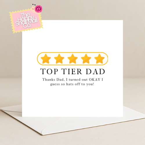 5 Star Dad (Father's Day Card)