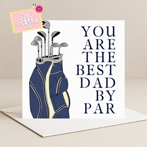 Best Dad By Par (Father's Day Card)