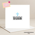 Cross Happy Christening Day (Customisable)