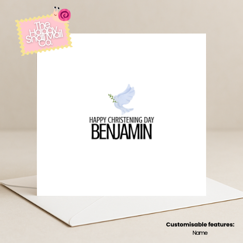 Dove Happy Christening Day (Customisable) (Copy)