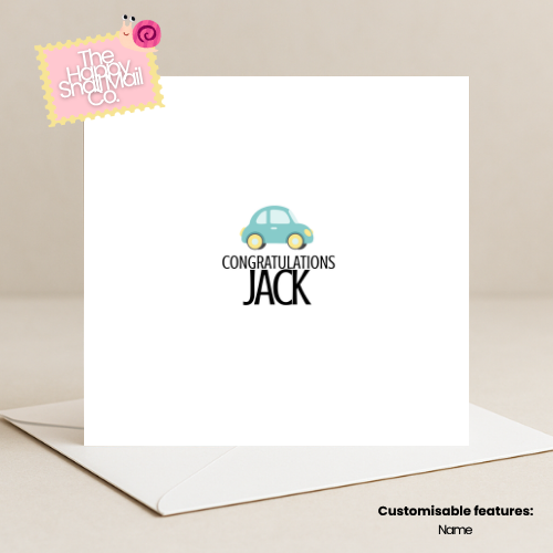 Congratulations You Passed Card (Customisable)