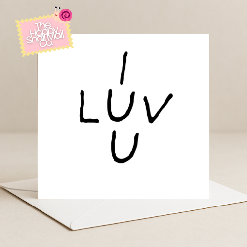 I Luv U Card