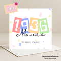Years Young Happy Birthday Card
