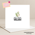 Dragon Birthday Card (Customisable)