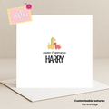 Dinos Birthday Card (Customisable)