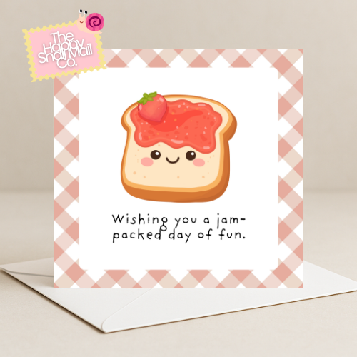 Wishing You A Jam Packed Day Of Fun Card.
