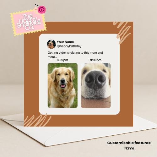 Dog Meme Card (Customisable)